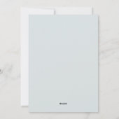 2025 inspirierende blaue Foto-Collage Feiertagskarte (Rückseite)