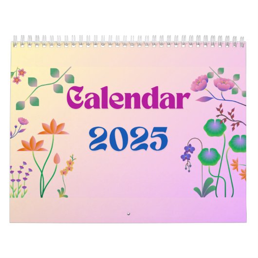 2025 inspirierende Zitate moderner Naturszenen Kalender (Titelbild)