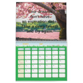 2025 inspirierende Zitate moderner Naturszenen Kalender (Mär 2027)