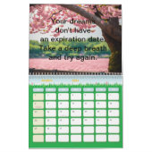 2025 inspirierende Zitate moderner Naturszenen Kalender (Mär 2026)