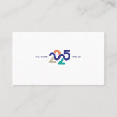 2025 ist noch nicht alles visitenkarte (Rückseite)