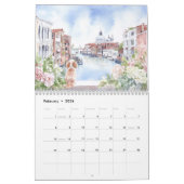 2025 Italien Landschaft Wasserfarbener Familienkal Kalender (Feb 2026)