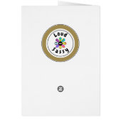 2025 Jahr auf einen Blick Kalender Neujahrskarte (Hinten)