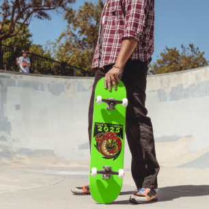 2025 JAHR DER chinesischen SNAKE Neues Jahr Gesche Skateboard