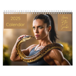 2025 Jahr der Schlange FITTEST FRAUEN Kalender