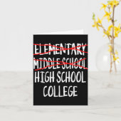 2025 Junior High Abschluss - Funny Middle School Karte (Gelbe Blume)