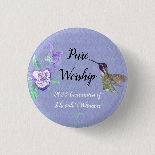2025 JW convention customize Button (Vorderseite)