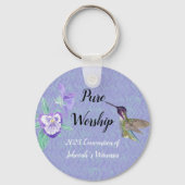 2025 JW convention with name customize Schlüsselanhänger (Vorderseite)