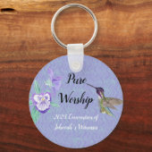 2025 JW convention with name customize Schlüsselanhänger (Vorderseite)