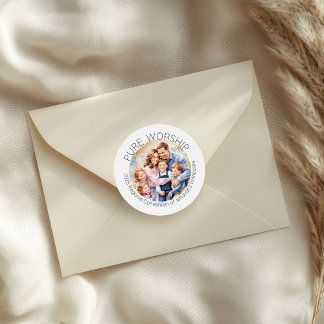 2025 JW Pure Worship Convention Family Runder Aufkleber