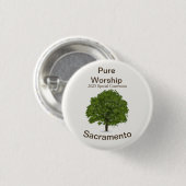2025 JW Sonderkonvention Sacramento Button (Vorne & Hinten)