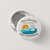 2025 JW Special Convention USA Pure Worship Button (Vorne & Hinten)