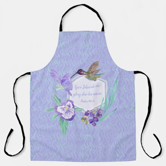 2025 JW year text customizable Schürze (Vorderseite)