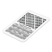 2025 Kalender 1 Fotos Magnet Weiß hinzufügen (Linke Seite)