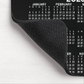 2025 Kalender 2026 - schwarzer Hintergrund - Verti Mousepad (Ecke)