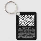 2025 Kalender 2 Fotos Schlüsselanhänger aus Metall (Vorderseite)