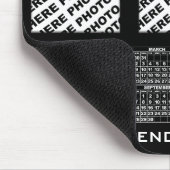 2025 Kalender 3 Vertikale Fotos hinzufügen Mousepa Mousepad (Ecke)