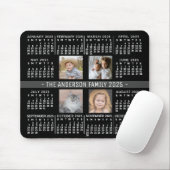 2025 Kalender 4 Benutzerdefinierter Name des Fotos Mousepad (Mit Mouse)