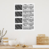2025 Kalender 4 Fotos Poster 24x32in hinzufügen (Küche)