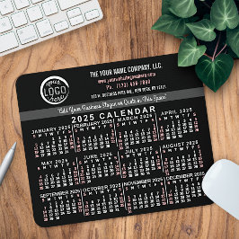 2025 Kalender Benutzerdefinierter Firmenname Schwa Mousepad