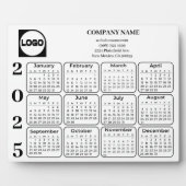 2025 Kalender Benutzerdefinierter Firmenname und L Fotoplatte (Vorderseite)