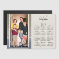 2025 Kalender Benutzerdefiniertes Foto Monogramm B