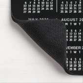 2025 Kalender Black Custom Business Logo Name Easy Mousepad (Ecke)