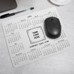 2025 KALENDER CORPORATE Business LOGO WHITE Mousepad<br><div class="desc">Entwerfen Sie Ihr eigenes, individuelles 2025 Kalender-Mauspad mit Ihrem Firmenlogo. Es ist ein perfektes Werbegeschenk oder ein Geschenk für Kunden, Verkäufer, Mitarbeiter und andere geschätzte Personen. Der Kalender wird elegant mit einem ausgeklügelten Serif-Schriftart angezeigt, der Klarheit und Professionalität gewährleistet, während das Layout alle 12 Monate auf einen Blick behalte. In...</div>