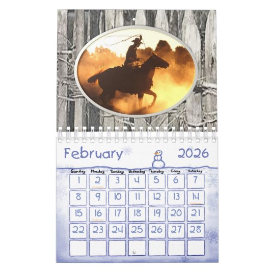 2025 Kalender Cowboy Country Männer (Feb 2026)