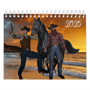 2025 Kalender Cowboy-Land Männer