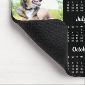 2025 Kalender Custom 3 Fotos Moderne Familie Mousepad (Ecke)