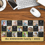 2025 Kalender Custom Yellow Unique Foto Collage Schreibtischunterlage<br><div class="desc">Mit unserem angesagten Mustard Yellow Desk Mat und Mousepad 2025 Kalender und Foto Collage präsentieren wir Ihnen eine perfekte Mischung aus Stil und Funktionalität für Ihr Zuhause-Büro oder Ihren Arbeitsbereich. Dieses moderne, Blockdesign-Accessoire ist mehr als nur ein Mousepad. Es ist ein lebendiges Herzstück, das Ihre persönliche Touch in Ihre berufliche...</div>