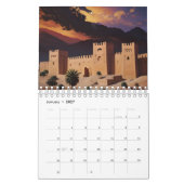 2025 Kalender der Kasbahs von Süd-Marokko (Jan 2027)