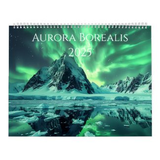 2025 Kalender der Kunstwerke von Aurora Borealis