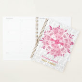 2025 Kalender Einzigartiger Boho Pink Blume Indivi Planer (Anzeige)