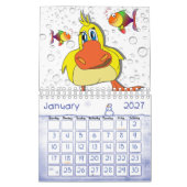 2025 Kalender Ente und Fische (Jan 2027)