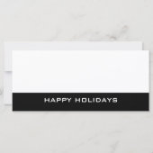 2025 Kalender-Feiertage-Rack-Karte weiß (Rückseite)