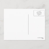 2025 Kalender Foto schwarze Postkarte hinzufügen (Rückseite)