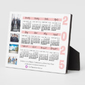 2025 Kalender Foto Weihnachten Neues Jahr Fotoplatte (Seite)