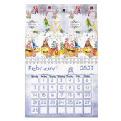 2025 Kalender Frohe Weihnachtsfeier Geburtstag (Feb 2027)