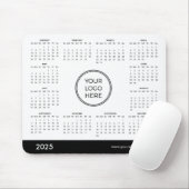 2025 Kalender Geschäft Logo Mauspad (Mit Mouse)