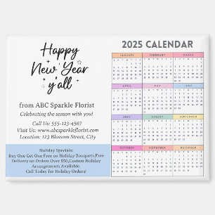 2025 Kalender Geschäft Magnet