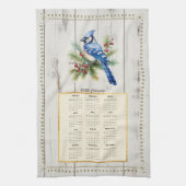 2025 Kalender Handtuch Bluejay (Vertikal)