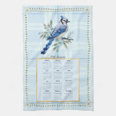 2025 Kalender Handtuch Bluejay 2 (Vertikal)