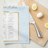 2025 Kalender Handtuch Gott segne Amerika Flagge P (Viertel Falte)