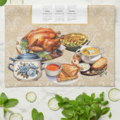 2025 Kalender Handtuch Grace Bless uns o Lord (Gefaltet)