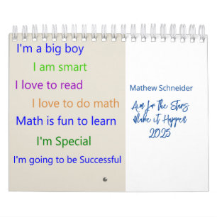 2025 Kalender Ich bin ein großer Junge erfolgreich