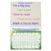 2025 Kalender Ich bin ein großer Junge erfolgreich (Mär 2026)