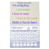 2025 Kalender Ich bin ein großer Junge erfolgreich (Feb 2026)