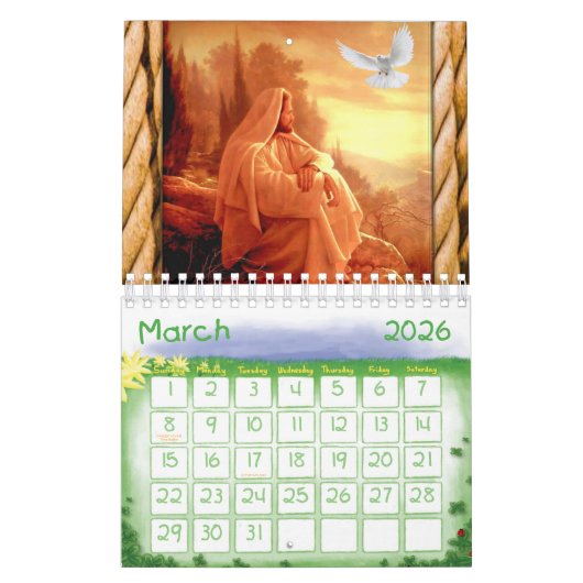 2025 Kalender Jesus Christus Katholik (Mär 2026)